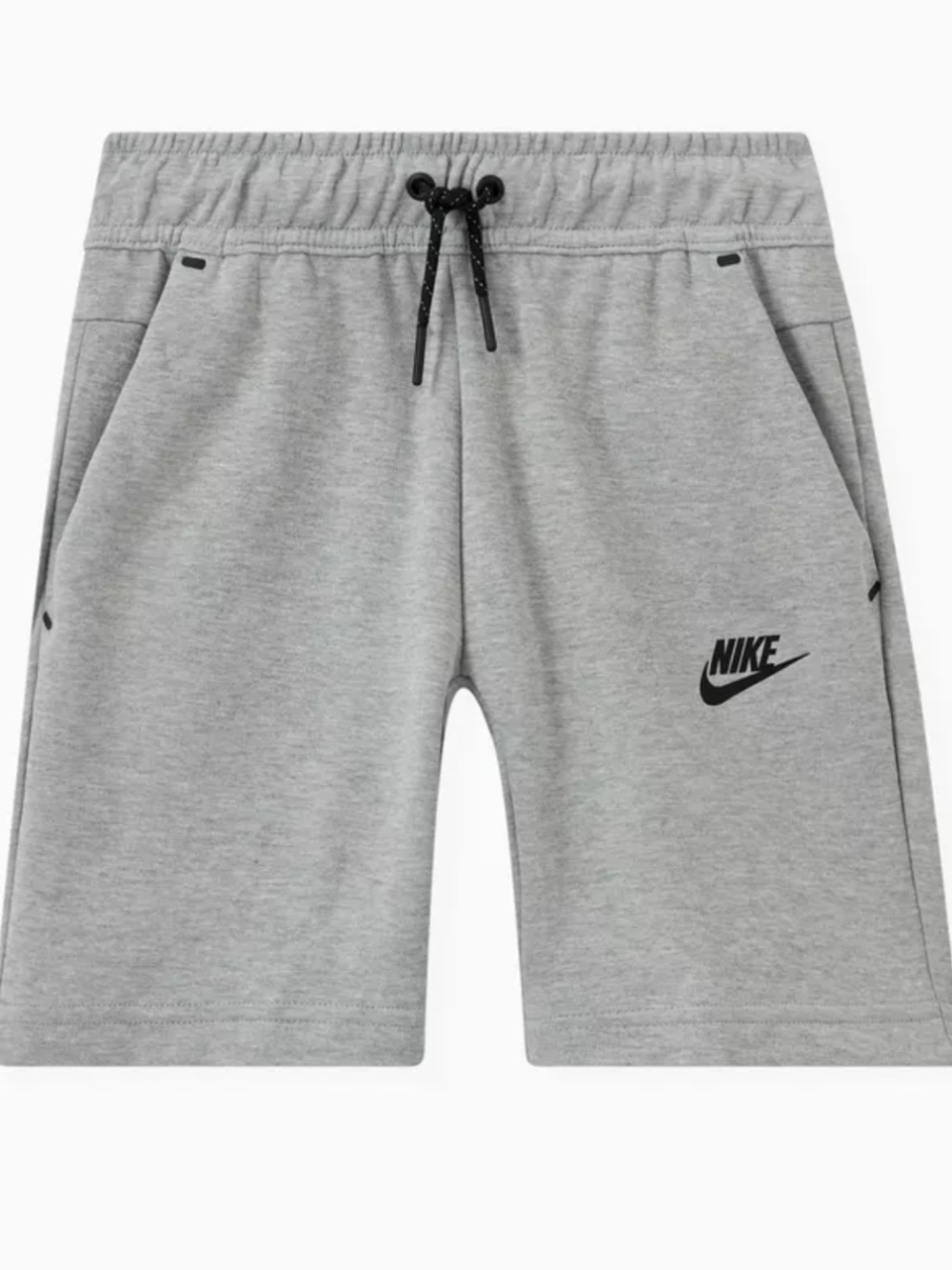 Nike Tech DK Grey Heather Boys Shorts Size 5 New With Tags